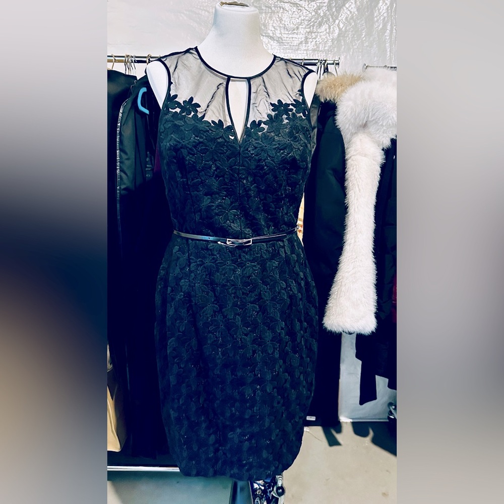 NWT - Maggy London Black Dress - Size 12